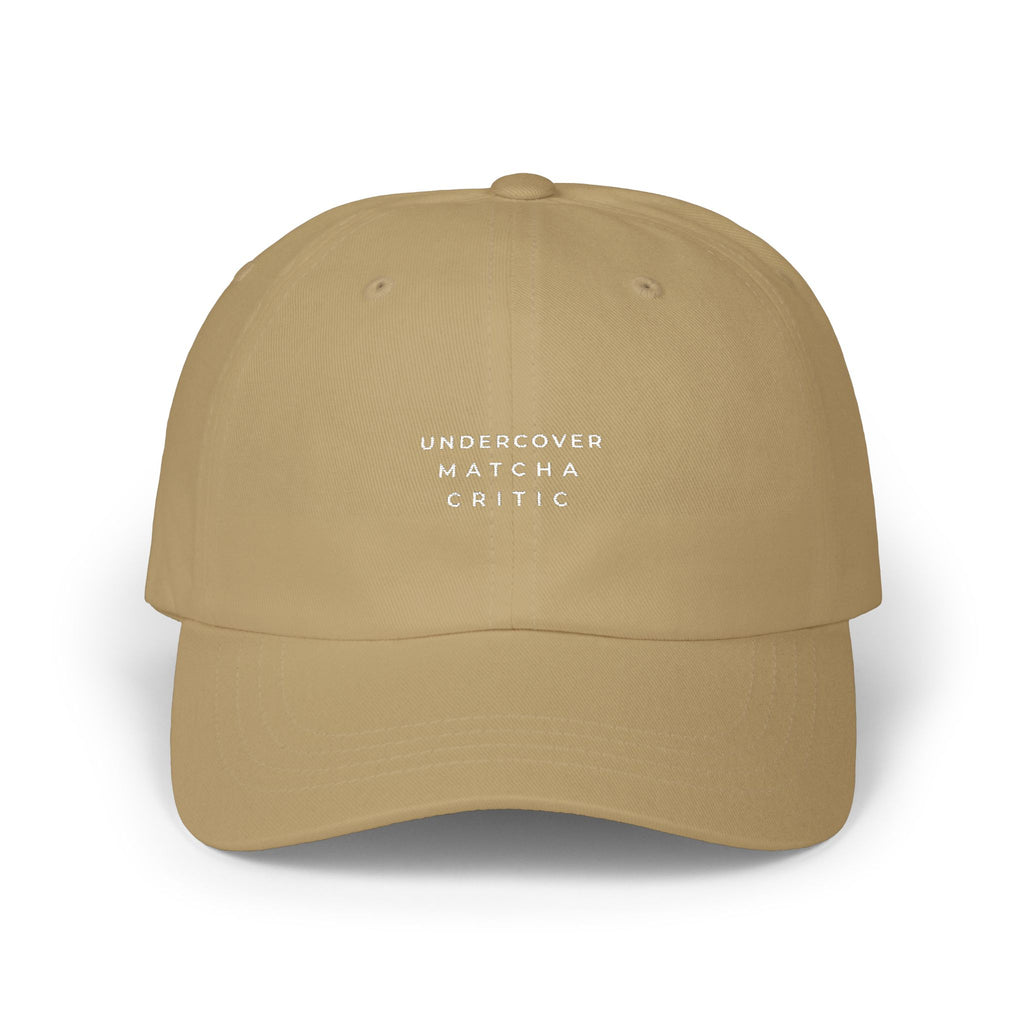 'Undercover Matcha Critic' Dad hat