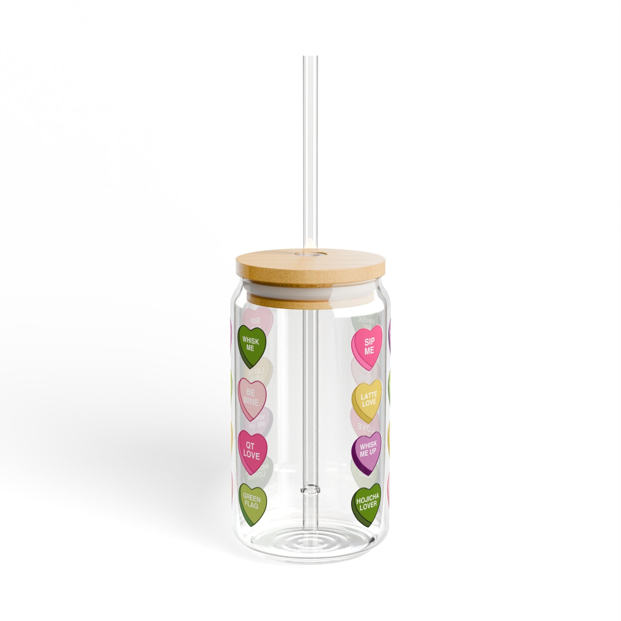 Candy Heart Glass Tumbler