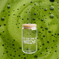 'For the love of Matcha' 16oz Glass Tumbler