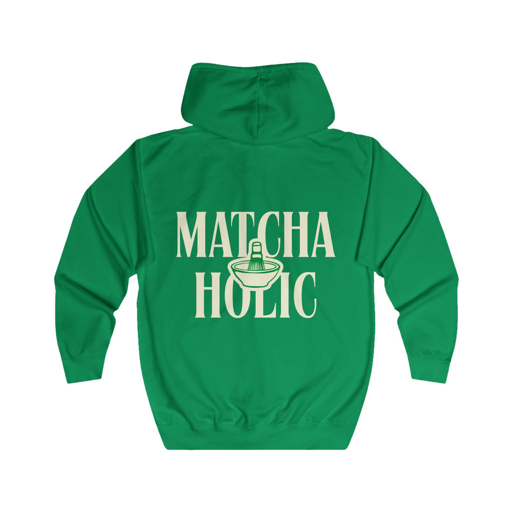 'Matchaholic' Zip Hoodie