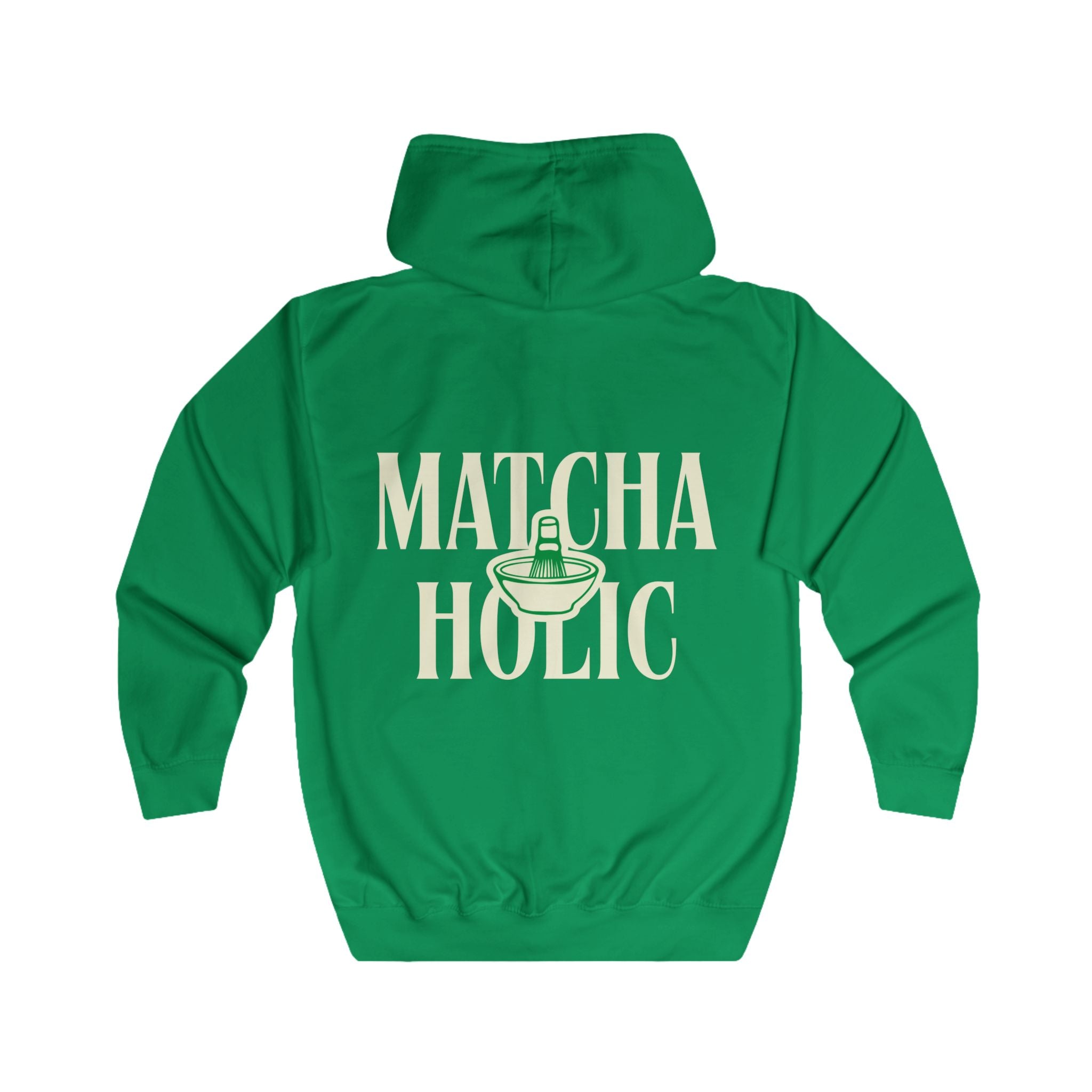 'Matchaholic' Zip Hoodie
