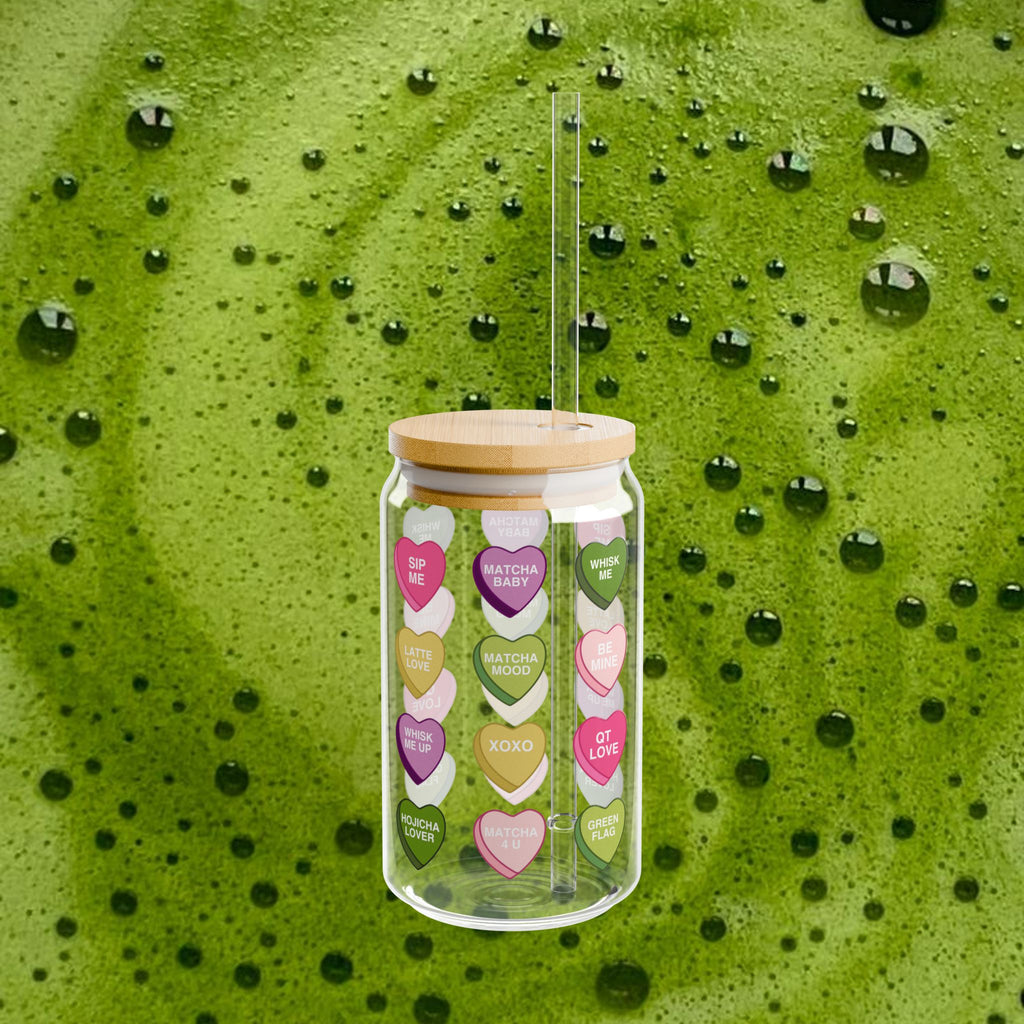 Candy Heart Glass Tumbler