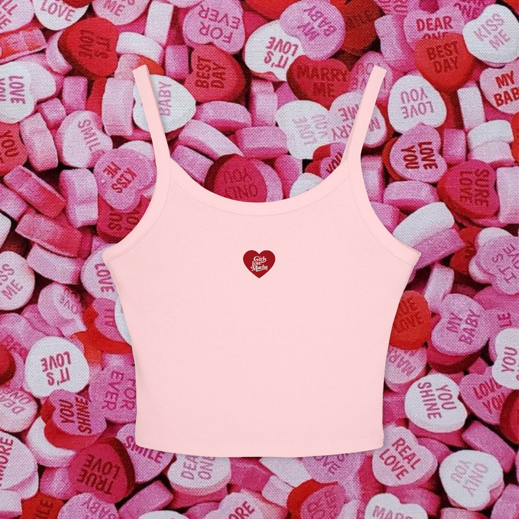 'Girls Love Matcha' Minimalist Crop