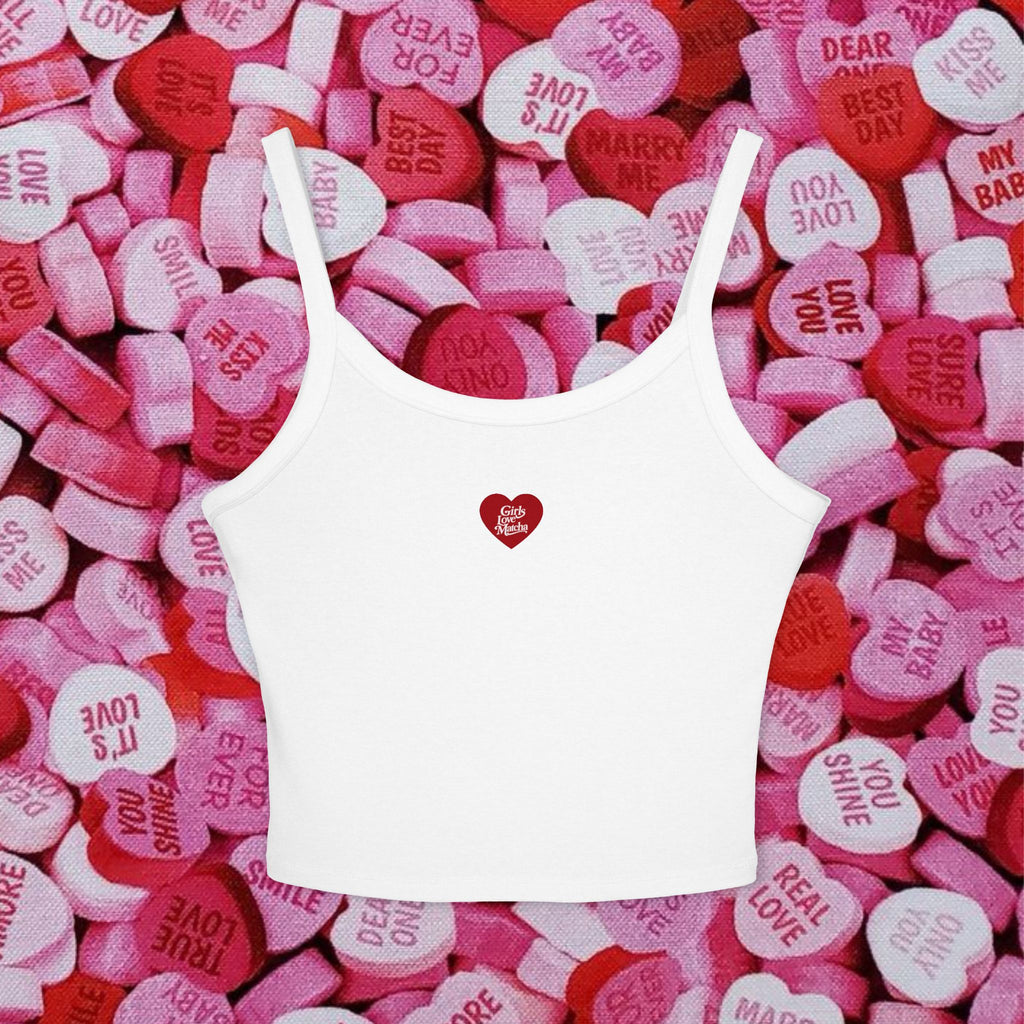 'Girls Love Matcha' Minimalist Crop