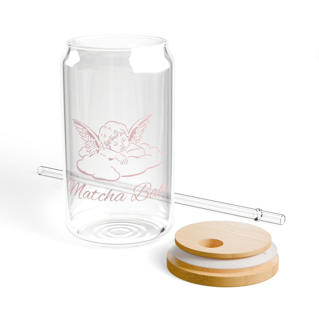 Matcha Baby Glass Tumbler
