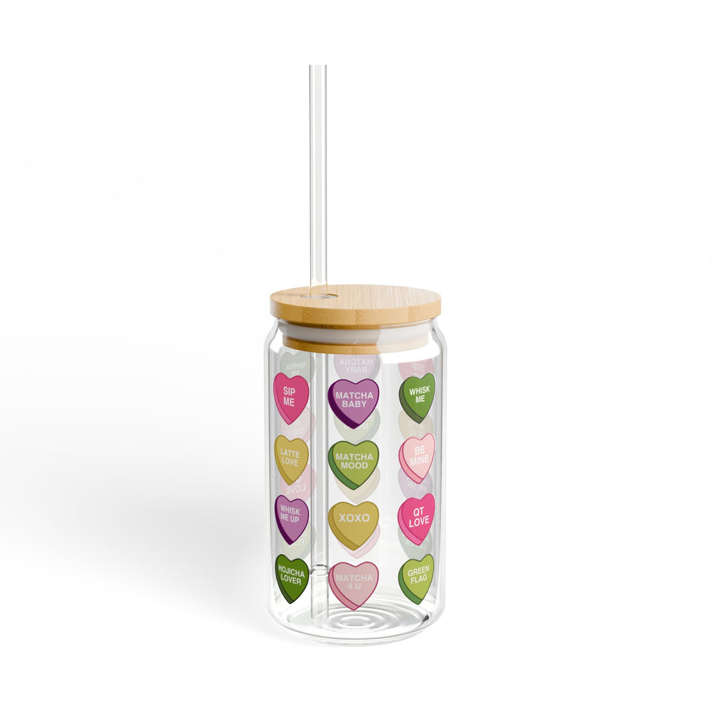 Candy Heart Glass Tumbler