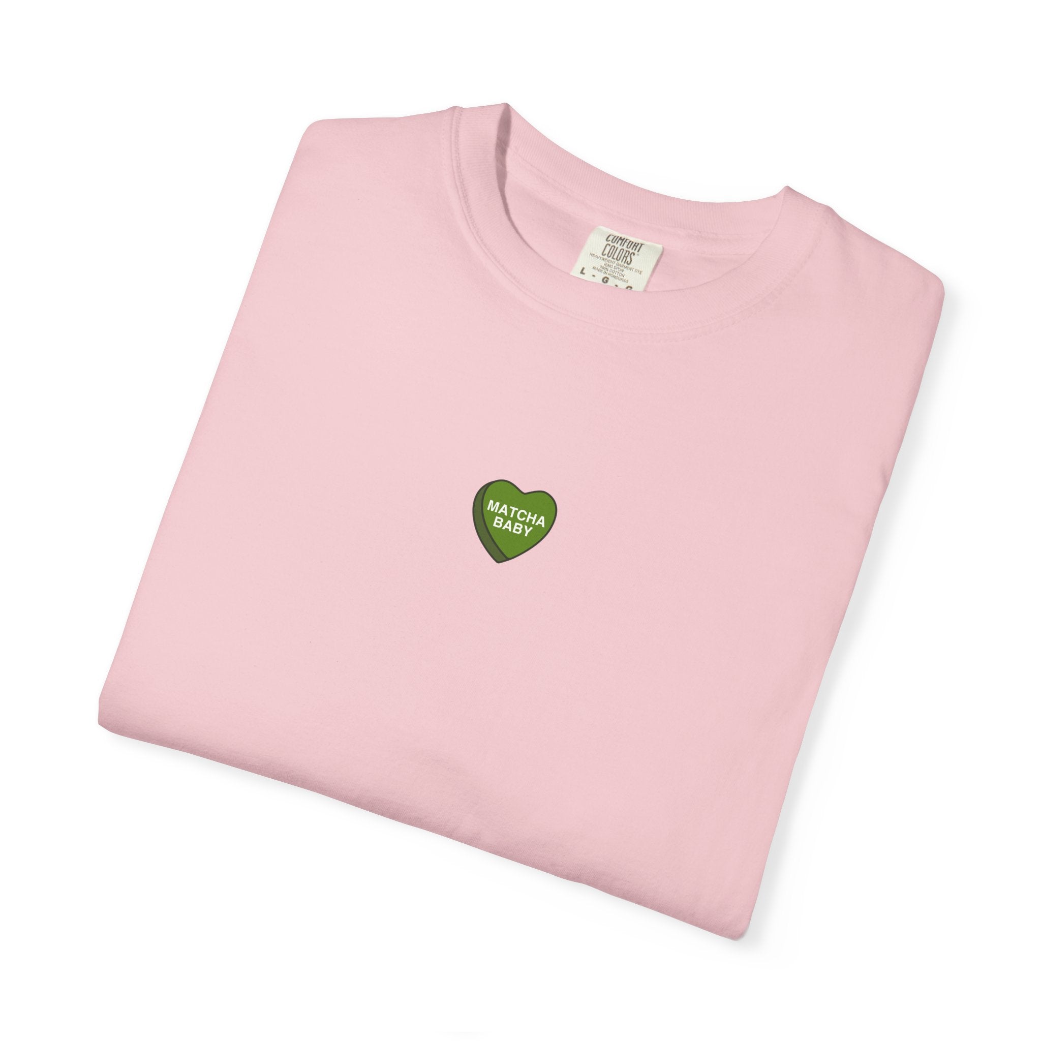 Candy Heart 'Matcha Baby' Tee — 100% Cotton