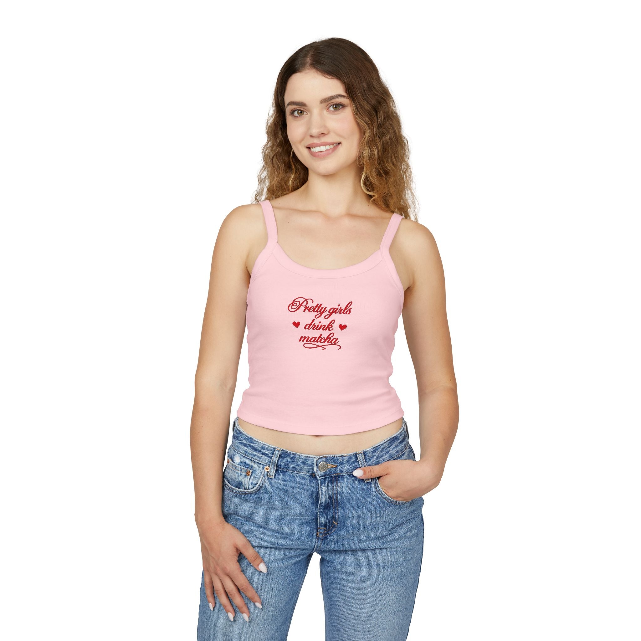 Pretty Girls Drink Matcha — Heart Tank