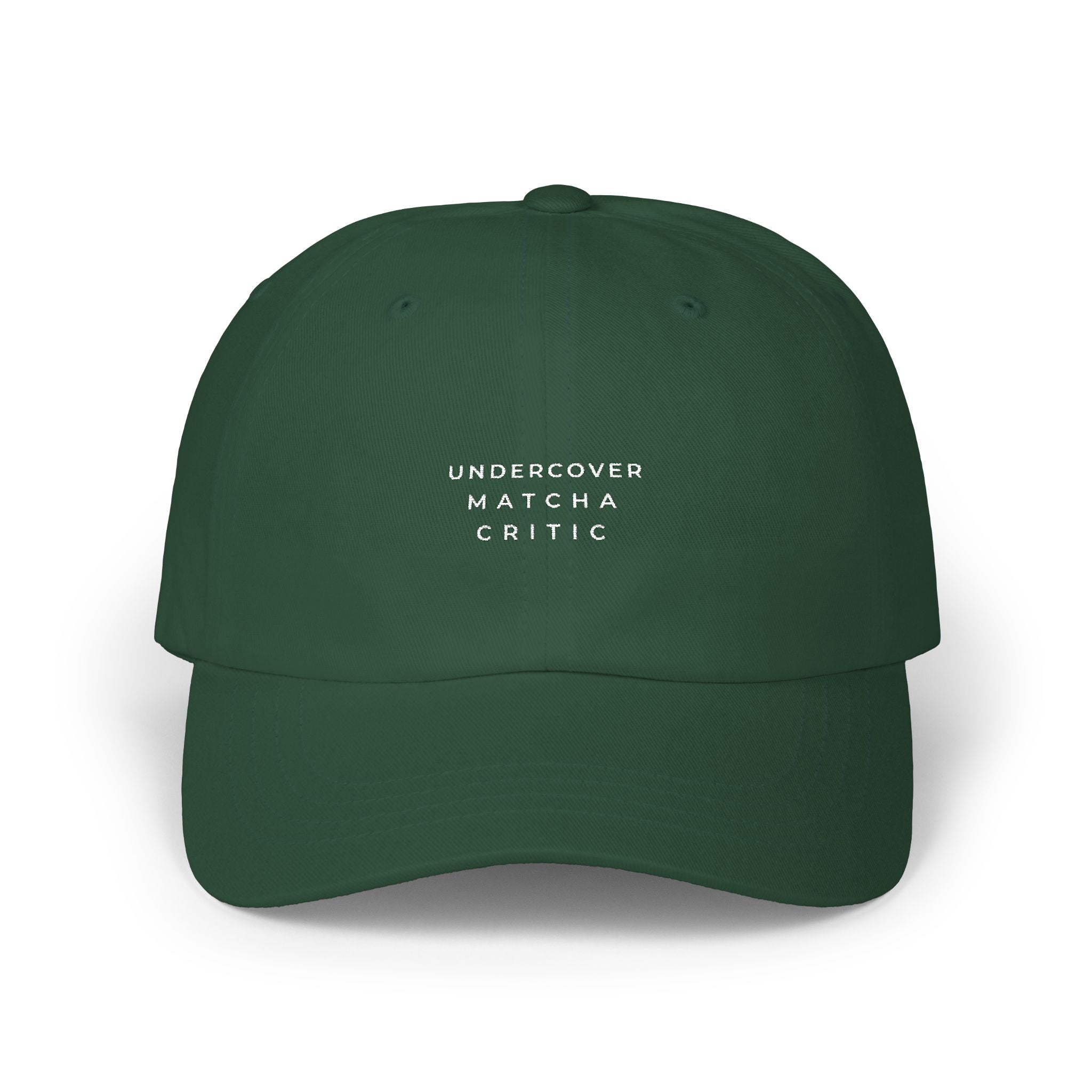 'Undercover Matcha Critic' Dad hat