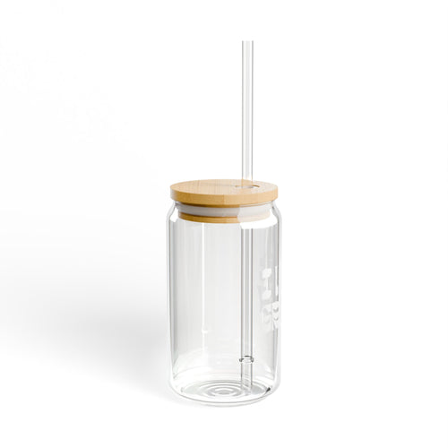 'I like it Grassy' 16oz Glass Tumbler