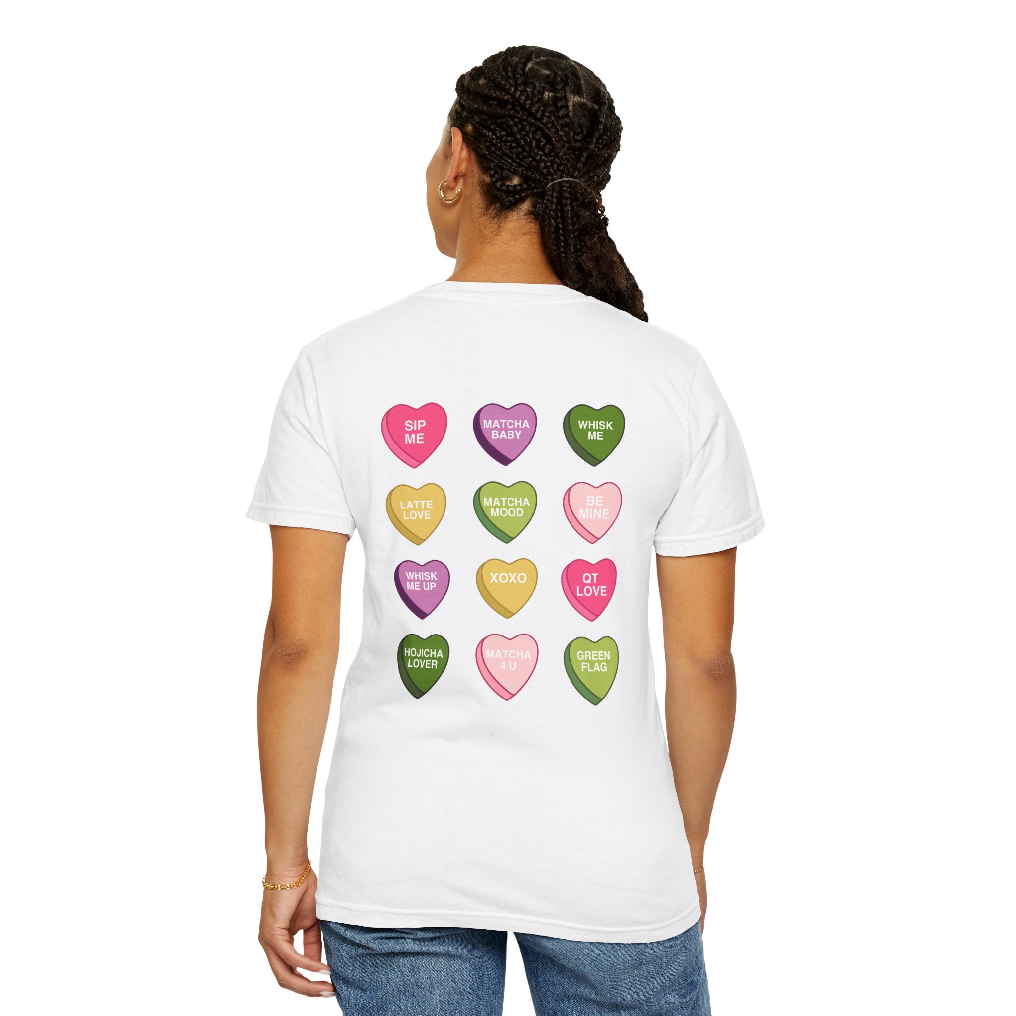 Candy Heart 'Matcha Baby' Tee — 100% Cotton