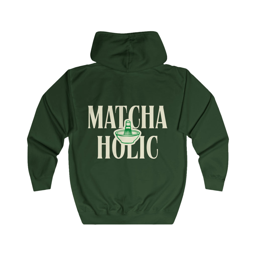 'Matchaholic' Zip Hoodie