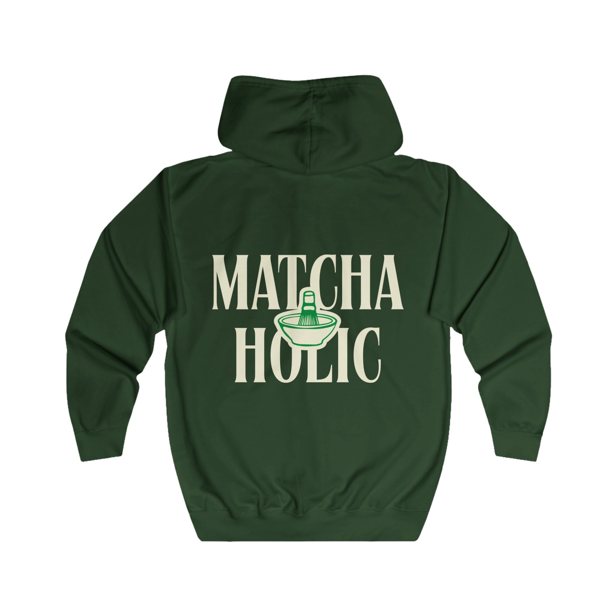 'Matchaholic' Zip Hoodie