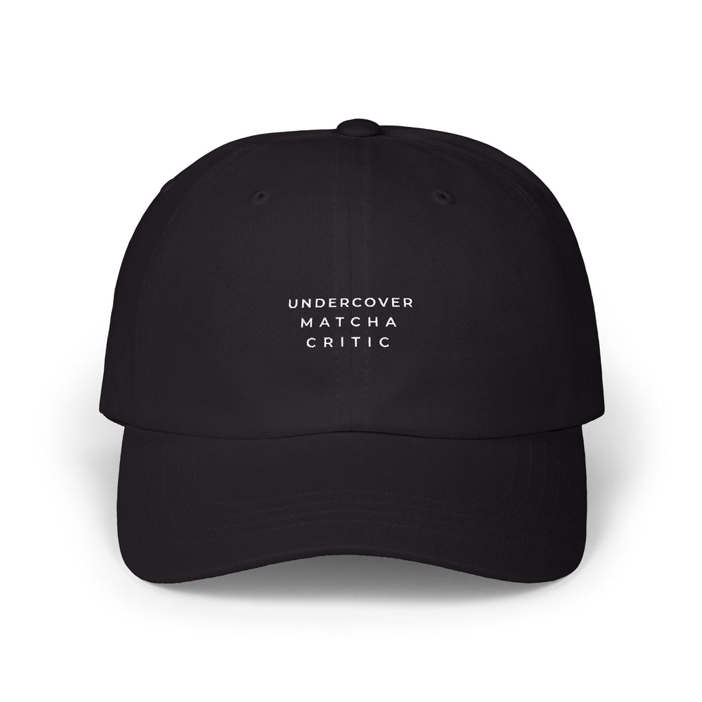 'Undercover Matcha Critic' Dad hat