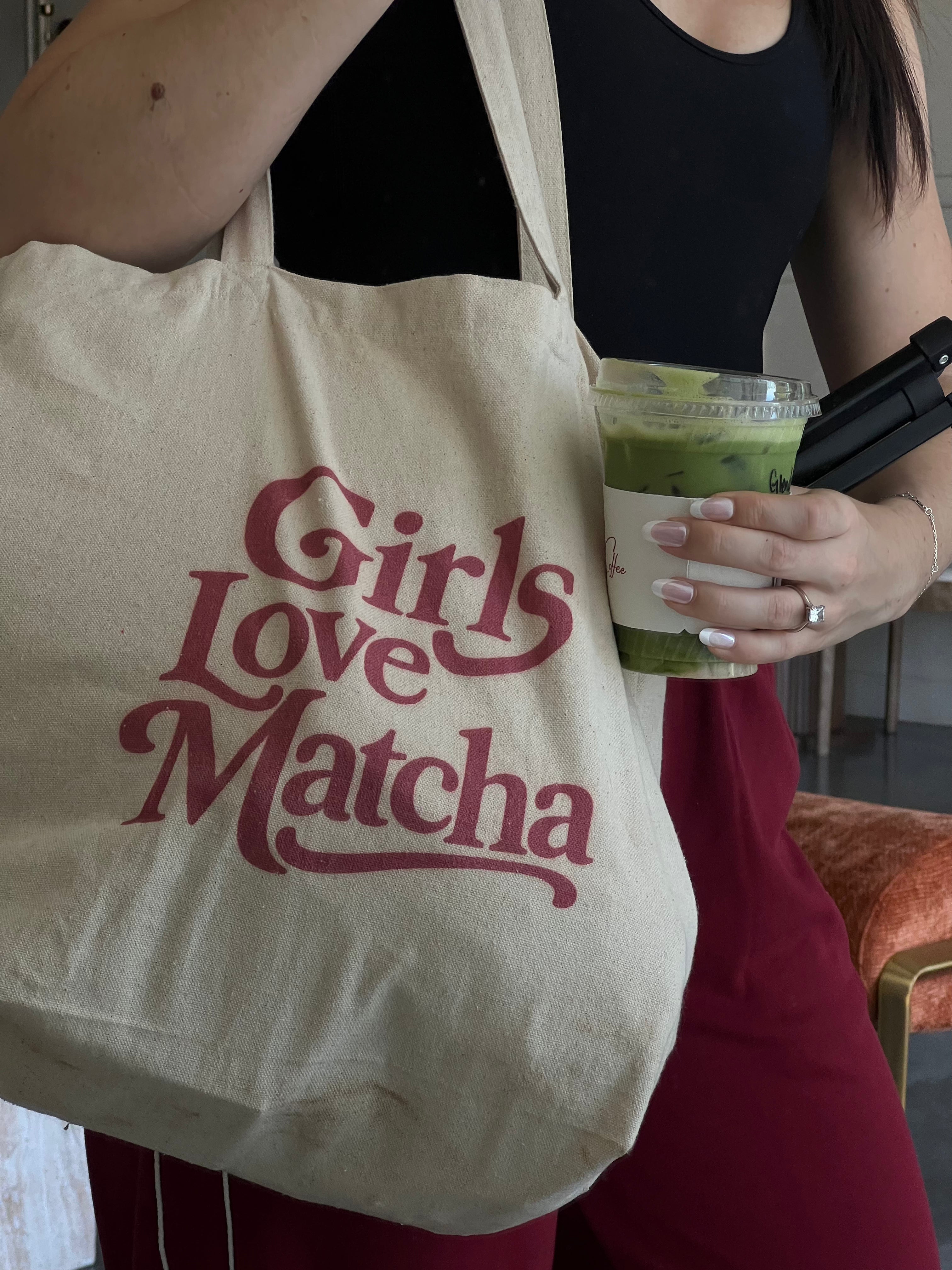 'Girls Love Matcha' Tote