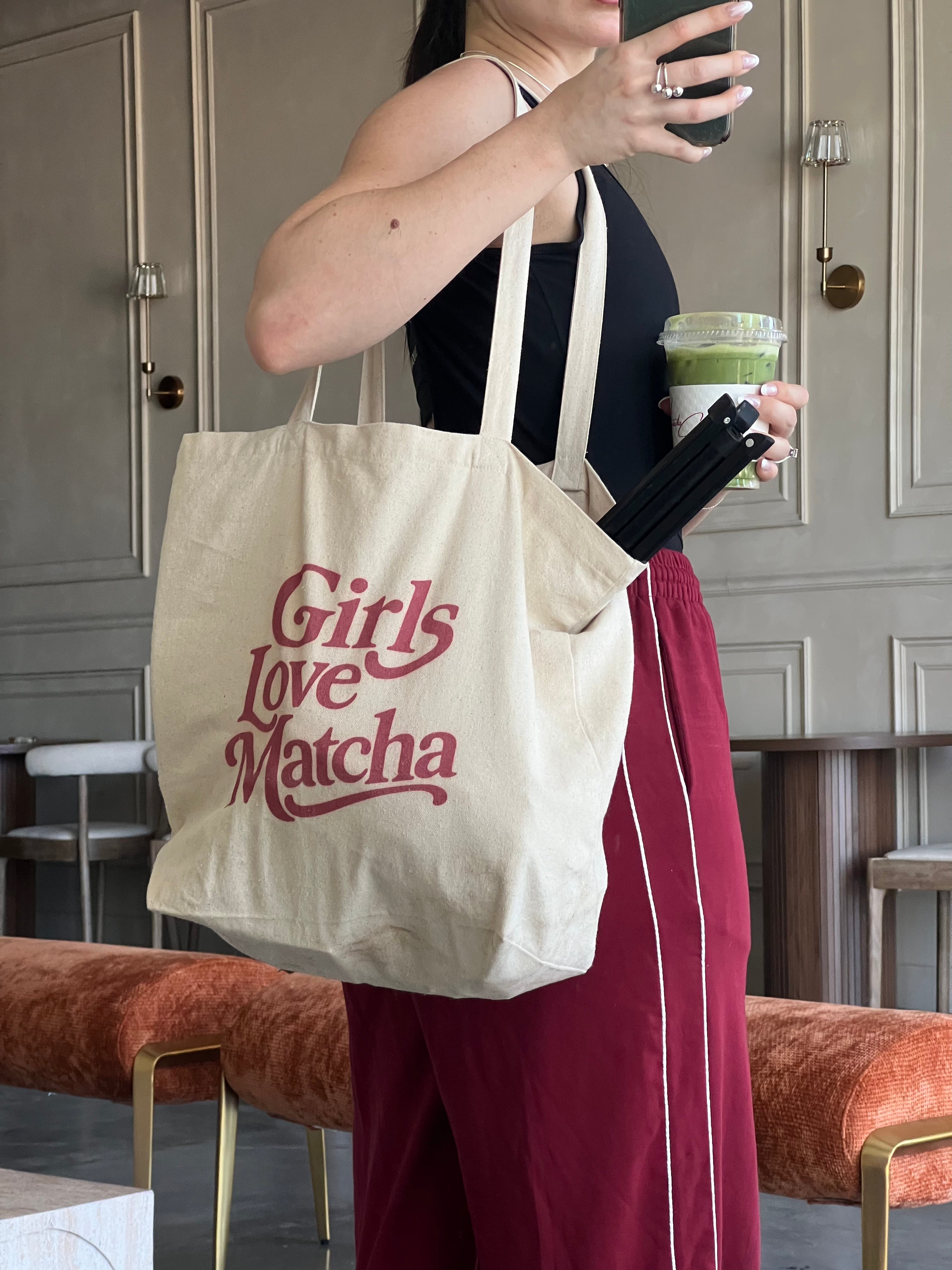 'Girls Love Matcha' Tote