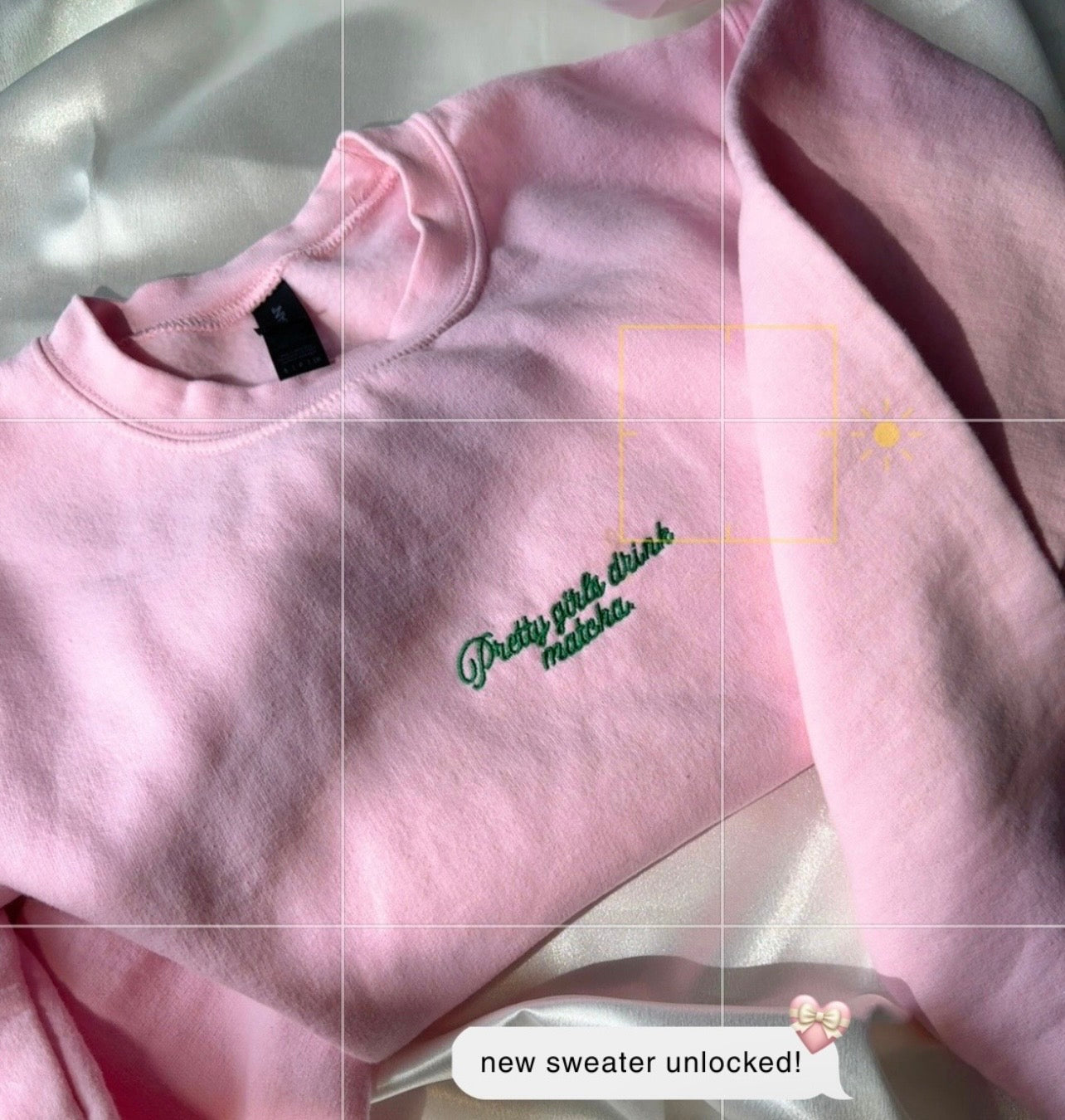 'Pretty Girls Drink Matcha' Crewneck